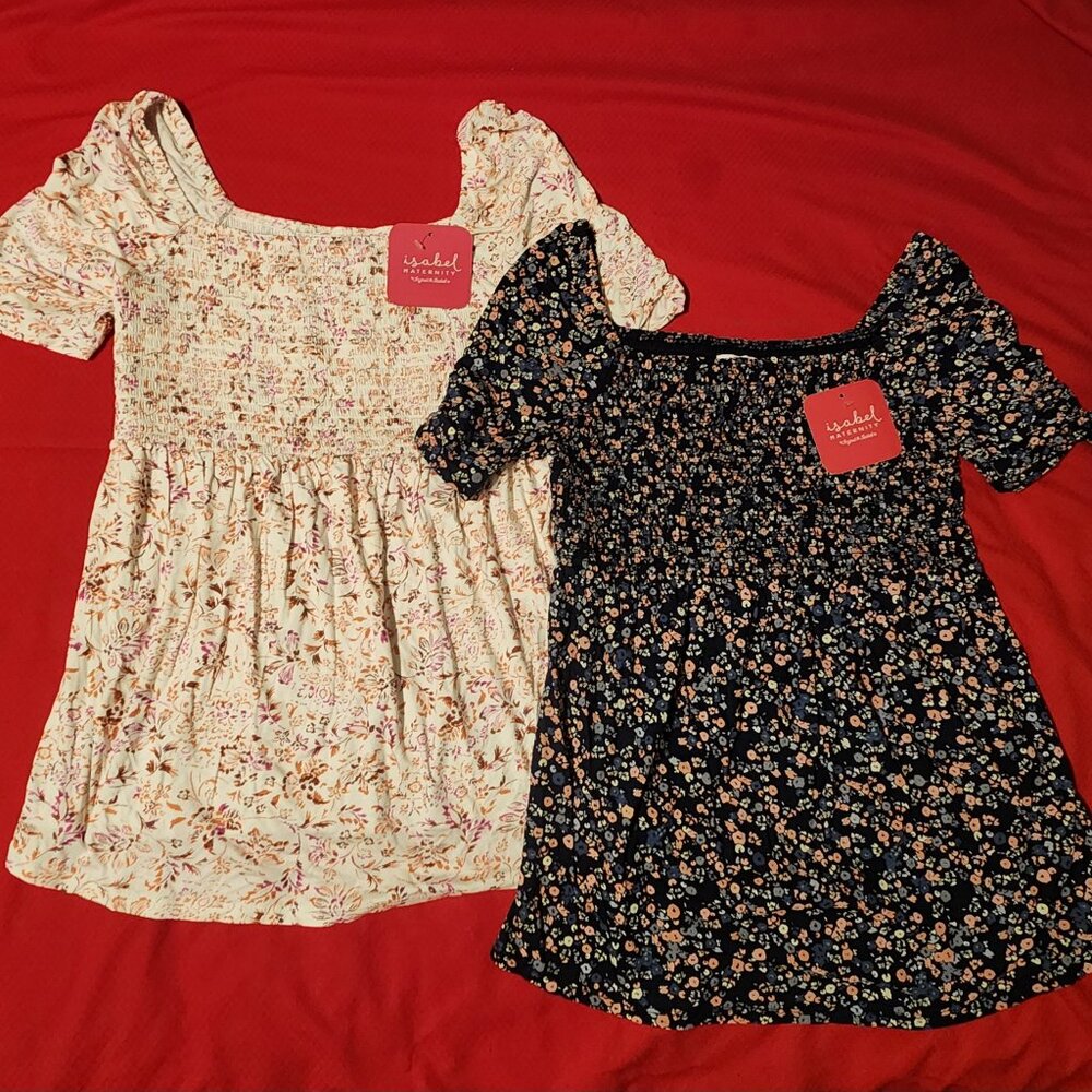 Pair of NWT Maternity Tops Size M